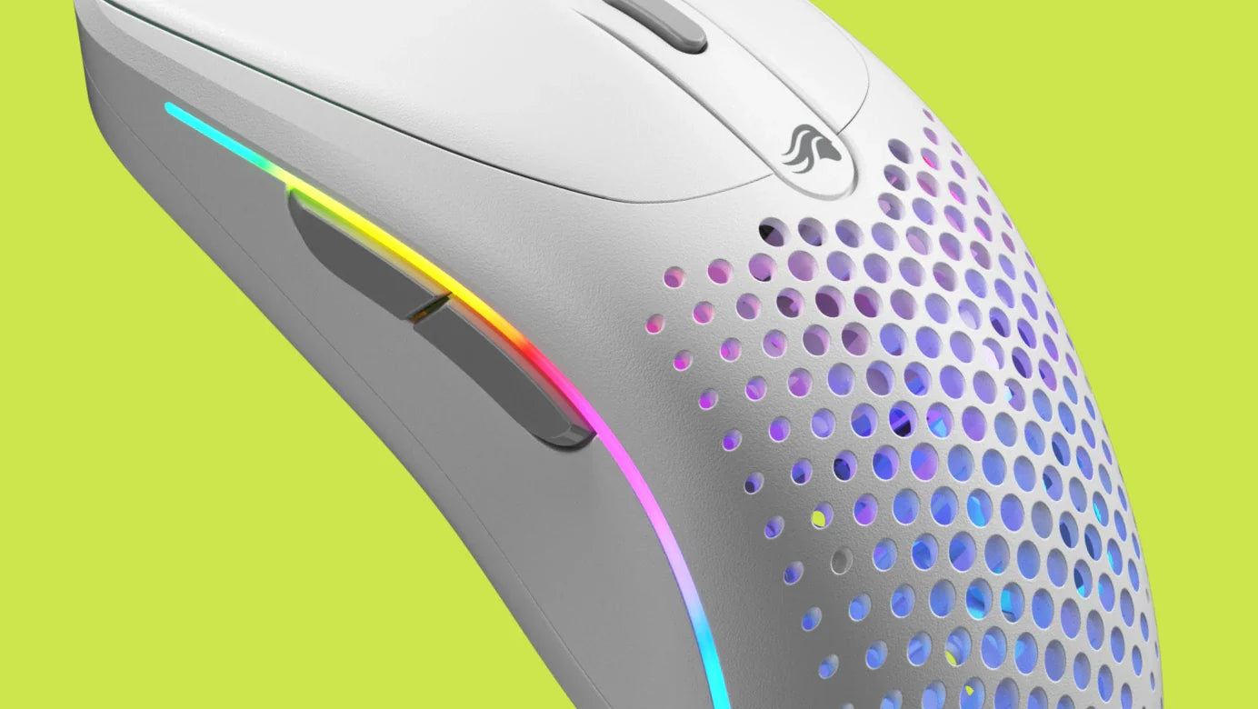 RGB lighting on the Model O 2 Wireless mouse is fully customizable using our Glorious CORE software